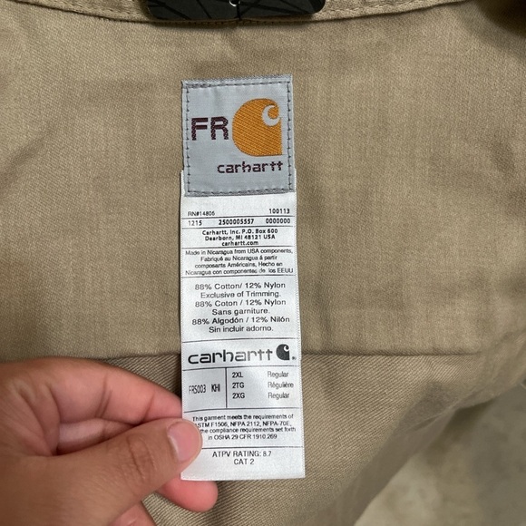 Carhartt Men's Tan Jacket - Picture 8 of 9